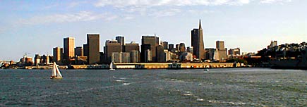 view of san francisco from oakland ferry