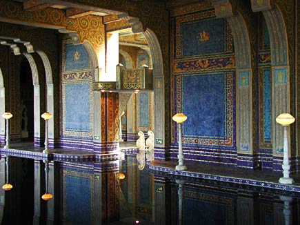 indoor pool at hearst castle
