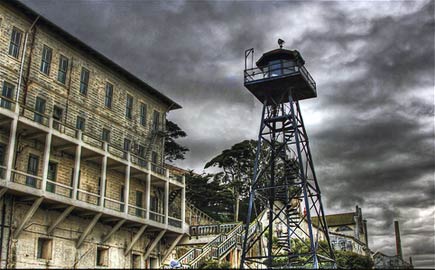 alcatraz guard tower