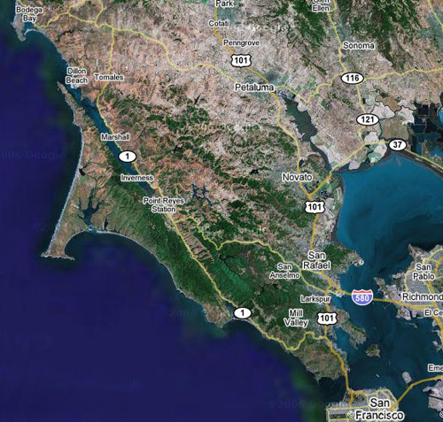 The North Bay region of the San Francisco Bay Area