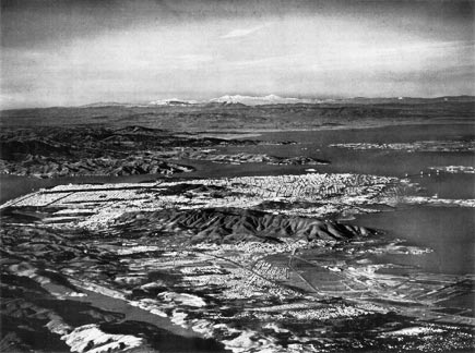 aerial photograph of san francisco, 1949