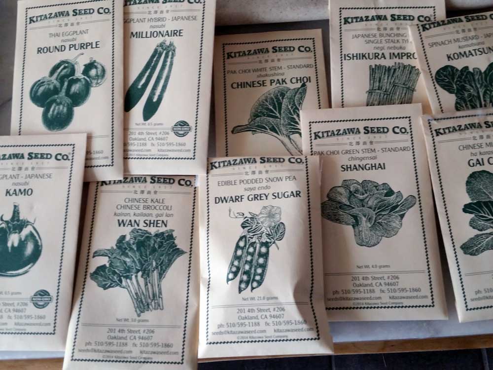 Kitazawa seed packets.