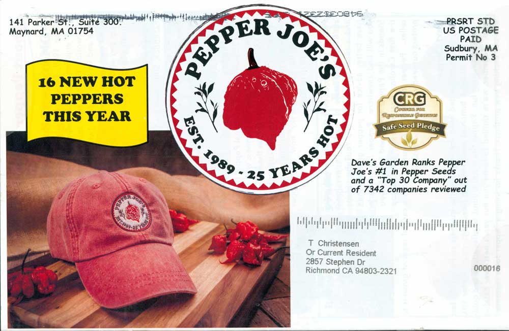 Pepper Joe’s, Maryland, 5.5 x 8.5 in., 34 pp.