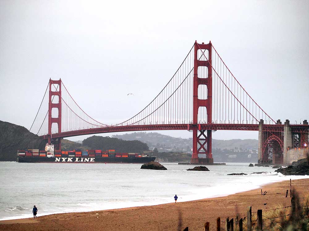 Golden Gate Bridge from Bakers Beach.