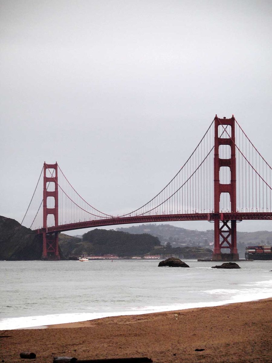 Golden Gate Bridge from Bakers Beach.